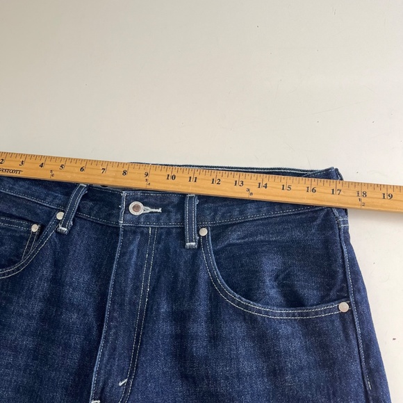Levis SilverTab Straight Leg Dark Wash Jeans Mens 34 x 32 Casual 5 Pocket Denim - Picture 8 of 12